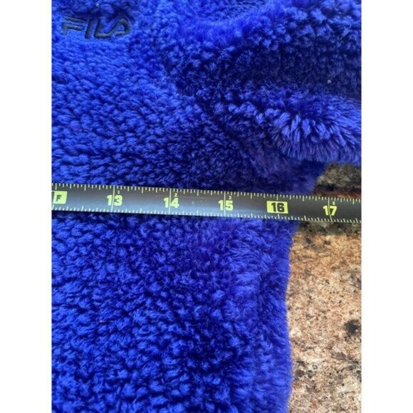 Fila Sport Girls Purple Fleece Jacket Full Zip Mock Neck Size M (10/12) - Picture 8 of 11